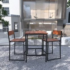 Best Pirce 👍 Australia Sale - Marquee 65cm Trentham Outdoor Bar Table Black And Natural ⌛ -OutLuxe Store 0e1275cacb3f444cb50b6e72bb92b0be