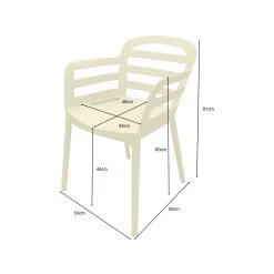 Top 10 ✨ Australia Sale - Marquee Off White Mondo Dining Chair 😍 -OutLuxe Store 1685c8b9ad8249bcb5d559bf9fa69802