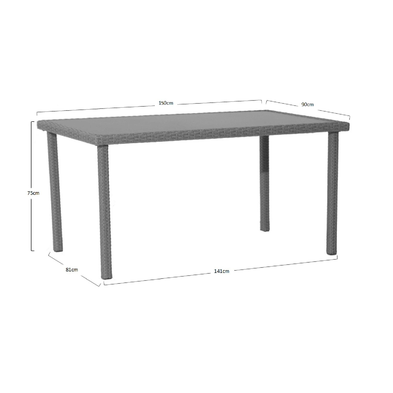 Best Pirce 🥰 Marquee 150 X 90cm Bayfield Wicker Dining Table Other - To Australia ✨ 6 Best Pirce 🥰 Marquee 150 X 90cm Bayfield Wicker Dining Table Other - To Australia ✨ - Image 6