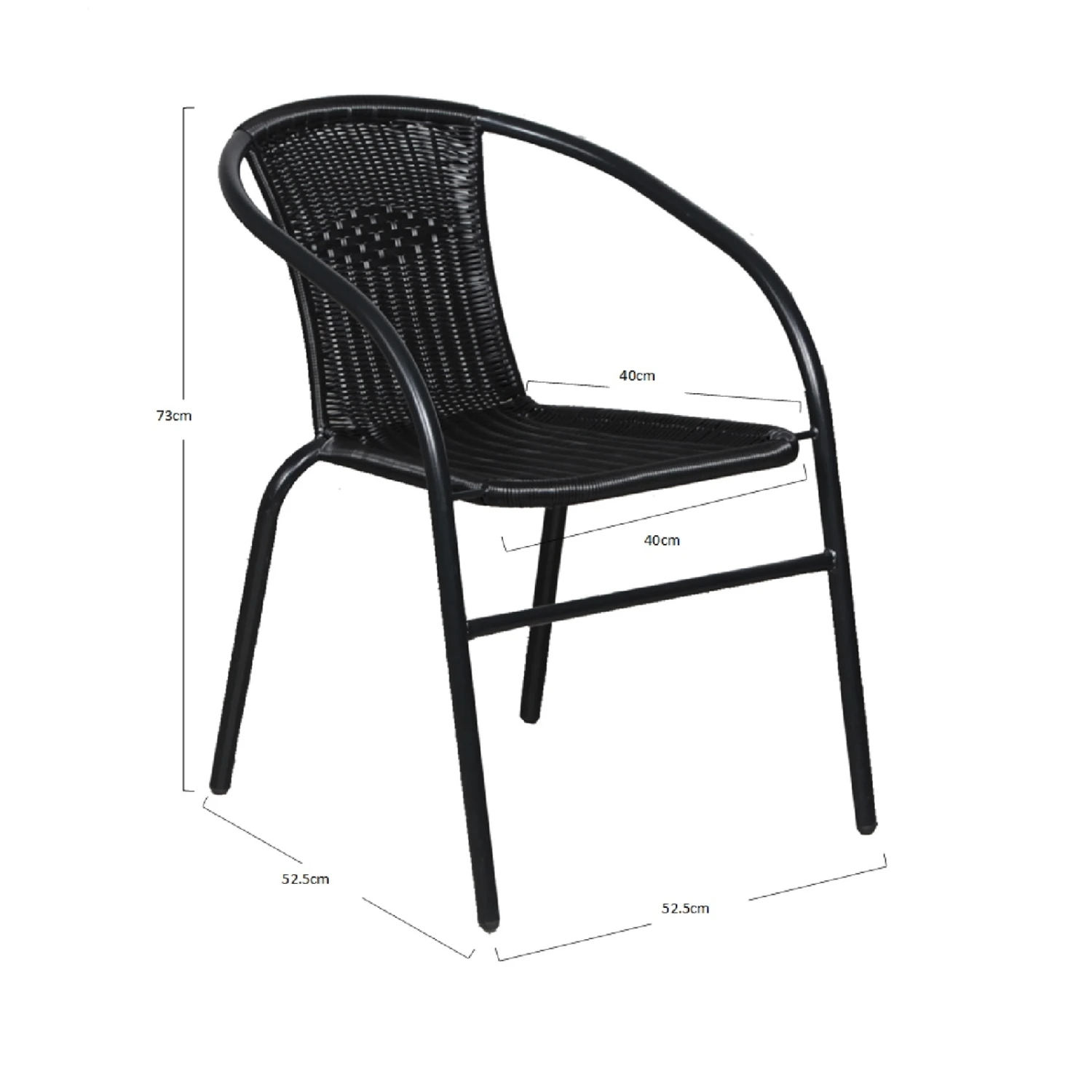 Cheapest 🥰 Australia Sale - Marquee Black 3 Piece Wicker Bistro Set ✨ 6 Cheapest 🥰 Australia Sale - Marquee Black 3 Piece Wicker Bistro Set ✨ - Image 6
