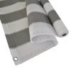 Hot Sale ❤️ Marquee 1.8 X 3m White Grey Privacy Screen Shade Cloth White And Grey - To Australia 😀