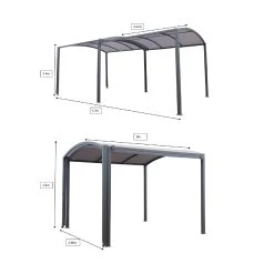 Outlet ✔️ Australia Sale - Marquee Charcoal Extendable Steel Gazebo 💯 -OutLuxe Store 41b63a8b03294301afca23ac663d4bfc