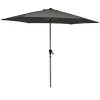 Best Pirce 😀 Australia Only - Marquee 3m Round Jasper Market Umbrella - Charcoal 🥰