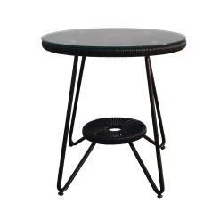 New ⌛ Marquee 500 X 500mm Black Verna Coffee Table - To Australia ⭐