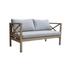 Top 10 ⌛ Australia Sale - Marquee Brush White Harbour 2 Seater Lounge 🎁