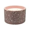 Best Sale 🎉 Australia Only - Marquee 130 X 130 X 80mm Terrazzo Pink Citronella Candle 😉