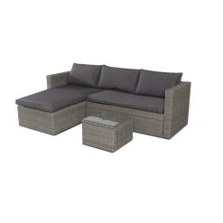 Hot Sale ⭐ Australia Sale - Marquee 3 Piece Bayfield Wicker Corner Sofa Other ⌛