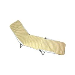 Budget ⭐ Australia Sale - Marquee Adjustable Sunlounge - Yellow 🔥