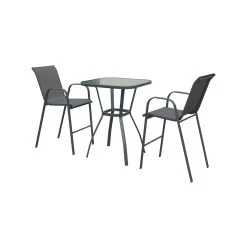 Best Pirce 🥰 Marquee 3 Piece Steel Sling Back Outdoor Setting - To Australia 🛒