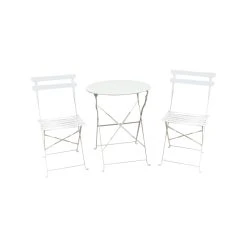 Coupon ๐ฏ Australia Sale - Marquee Coconut Milk Troca 3 Piece Steel Bistro Setting ๐ฅฐ