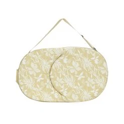 Outlet 🎁 Australia Only - Marquee Yellow Botanical Straw Print Disc Chair Palm Italian Straw 🎁 -OutLuxe Store 779e574e8fff42dd92baaaf7242c9b4f