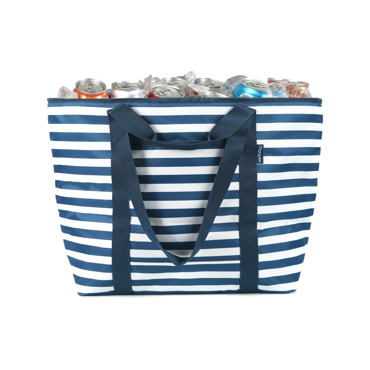 Cheapest 👍 Australia Sale - Marquee Navy Stripe 50 Can Tote Cooler Bag Navy And White Stripe 🤩 2 Cheapest 👍 Australia Sale - Marquee Navy Stripe 50 Can Tote Cooler Bag Navy And White Stripe 🤩 - Image 2