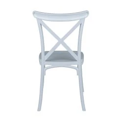 Outlet 😍 Australia Only - Marquee White Cross-Back Dining Chair ⭐ -OutLuxe Store 8b6c4bc8d61047969f800c81545c774a