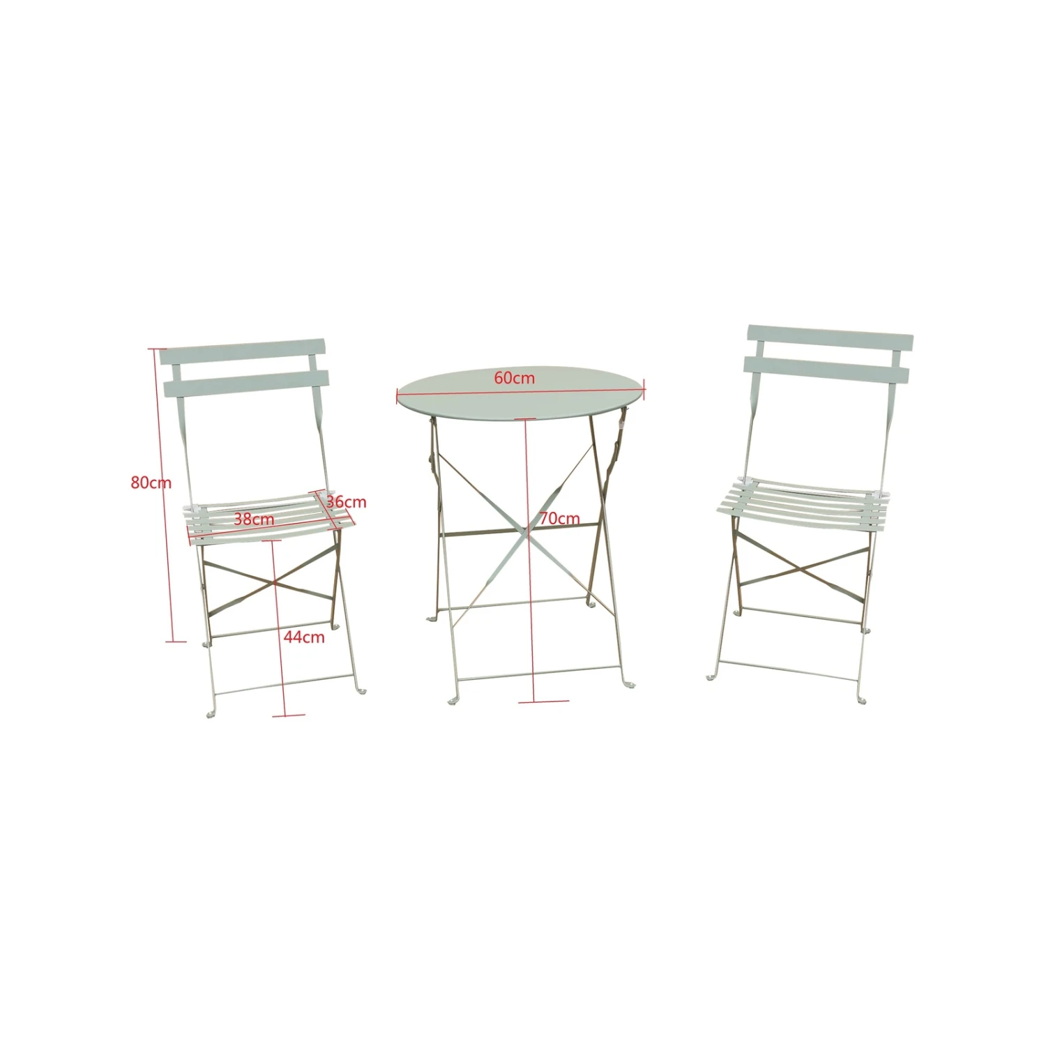 Outlet ๐ฏ Australia Only - Marquee Green Bay Troca 3 Piece Steel Bistro Setting ๐งจ 4 Outlet ๐ฏ Australia Only - Marquee Green Bay Troca 3 Piece Steel Bistro Setting ๐งจ - Image 4