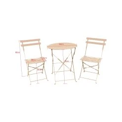 Coupon ✔️ Australia Sale - Marquee Dusty Coral Troca 3 Piece Steel Bistro Setting ❤️ -OutLuxe Store 9daba21e14384cdf937a588da243b2fe