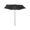 Discount ❤️ Australia Only - Marquee 2.5m Round Spritz Market Umbrella Black 👏