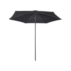 Discount ❤️ Australia Only - Marquee 2.5m Round Spritz Market Umbrella Black 👏