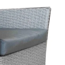 Flash Sale ❤️ Marquee 3pcs Steel Rattan Glass Setting Grey Other - To Australia 😉 -OutLuxe Store 9f81ad82555447989ae0e715970663d6