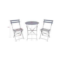 Best reviews of ✨ Australia Sale - Marquee Vintage Indigo Troca 3 Piece Steel Bistro Setting ✨ -OutLuxe Store a575253425ca43a78dec10cfe14d3273