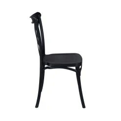 Best deal ⌛ Marquee Black Cross Back Dining Chair - To Australia ✨ -OutLuxe Store a9a47bd38ef54e2396c5b5f3937eec79