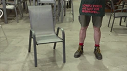 Buy ⌛ Australia Only - Marquee Steel Sling Chair Charcoal ⭐ -OutLuxe Store aa1e1a640ed94178a1d4f78e77c52ff5