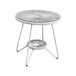 Deals 🎉 Australia Only - Marquee 500 X 500mm Coconut Milk Coffee Table ⭐