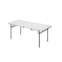 Deals โ๏ธ Marquee Bi-Fold Trestle Table 6ft Cream - To Australia โญ