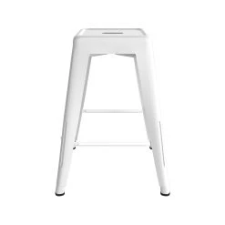 Coupon ⌛ Australia Only - Marquee White Metal Bar Stool 🌟