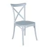 Outlet 😍 Australia Only - Marquee White Cross-Back Dining Chair ⭐