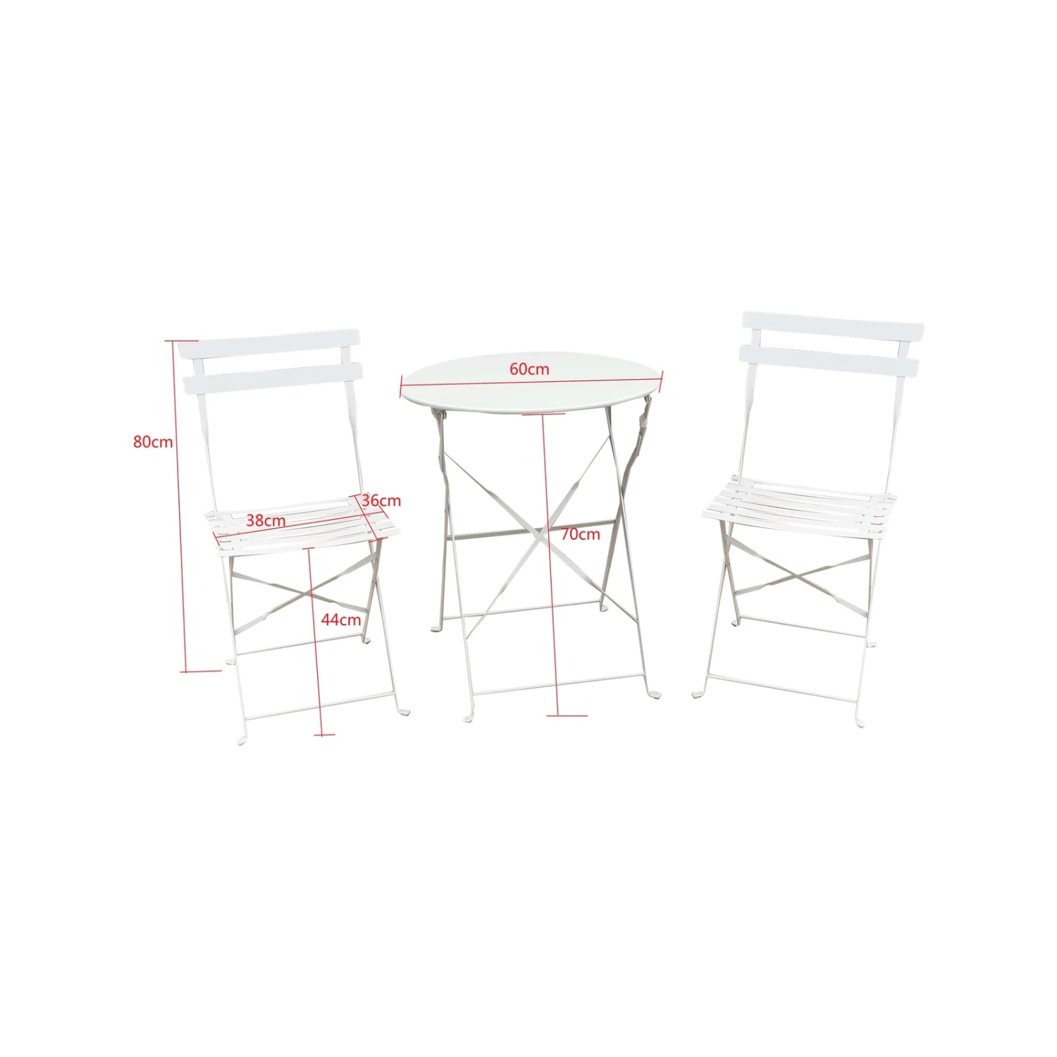 Coupon 💯 Australia Sale - Marquee Coconut Milk Troca 3 Piece Steel Bistro Setting 🥰 4 Coupon 💯 Australia Sale - Marquee Coconut Milk Troca 3 Piece Steel Bistro Setting 🥰 - Image 4