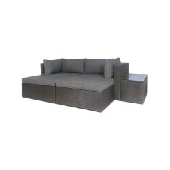Best deal 🌟 Australia Only - Marquee 5 Piece Charcoal Tulum Steel Lounge Setting Other ❤️