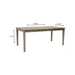 Cheapest 🥰 Marquee 180 X 90cm Brushed White Harbour Dining Table - To Australia 🛒 -OutLuxe Store e15375349789457f80c4c293352c58c2