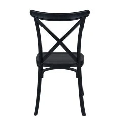 Best deal ⌛ Marquee Black Cross Back Dining Chair - To Australia ✨ -OutLuxe Store ef15356b415b466499f541fccf31f877