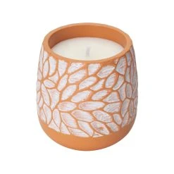 Wholesale ✔️ Australia Sale - Marquee 112 X 112mm Terracotta Pattern Cement Citronella Candle ✨